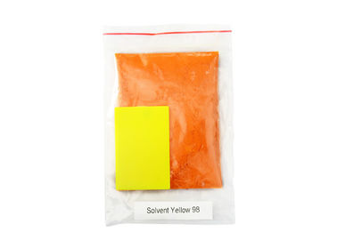 Polvere solvente dell'arancia di giallo 98 con grande fluorescenza ed ombra in plastica