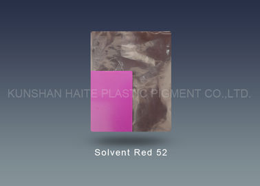 CAS NO.81-39-0 52 rossi solventi 0 fotostabilità 7 che colorano per la plastica termica