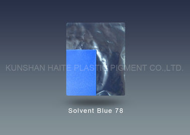 CAS 2475 44 7 colorante solvente di densità 1,30 del blu 78 g/cm3 per fibra