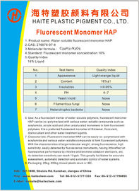 Monomero fluorescente di recupero 276878-97-8 16% HAPNQ dell'acqua