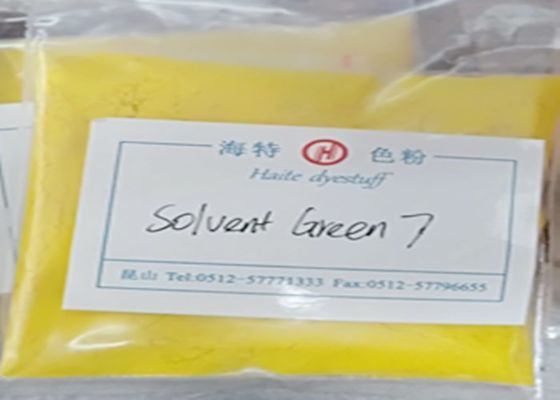 CAS No 6358 69 6 tintura fluorescente dell'inchiostro della polvere gialla di verde 7 del solvente