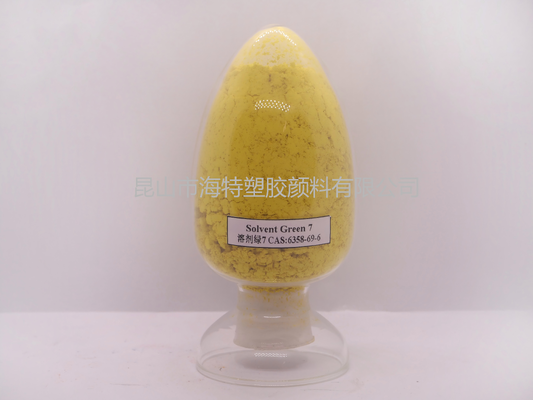 CAS n. 6358 69 6 Solvente verde 7 per inchiostro fluorescente 120% intensità