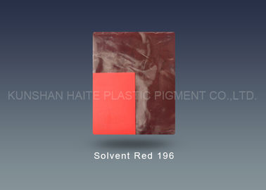 Forza di tintura rossa brillante 196 rossi solventi 95-105% di CAS NO.52372-36-8 per plastica