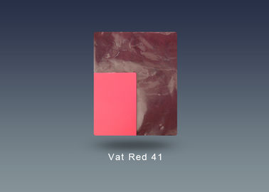 CAS 522-75-8 Vat Rosso 41 Rosso Colorante in polvere per calcestruzzo per PS/PMMA